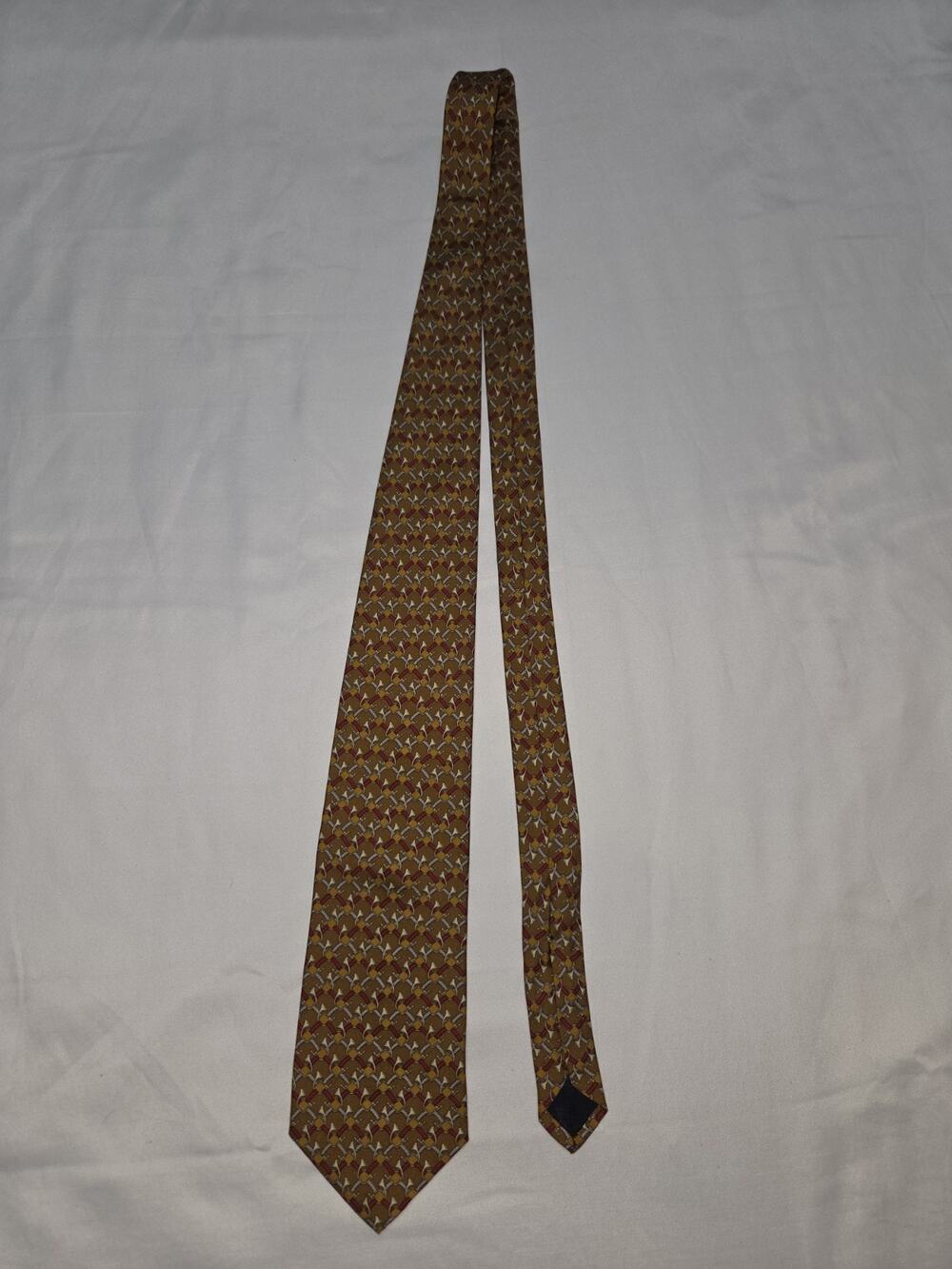 Brook Brothers Makers Men's Tie 100% Silk Made In USA